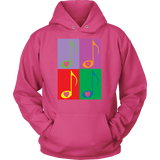 LOVE Music 4x - Hoodie- Front