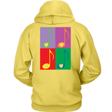 LOVE Music 4x - Hoodie - BACK