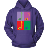 LOVE Music 4x - Hoodie- Front