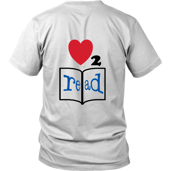 LOVE 2 Read - Unisex - On Light - BACK