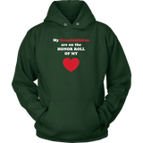 My Grandchildren are on the HONOR ROLL of my HEART - Hoodie - On Dark - Front