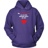 My Grandchildren are on the HONOR ROLL of my HEART - Hoodie - On Dark - Front