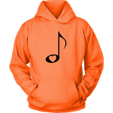 LOVE Music with Clear Heart - Hoodie - On Light - Front