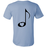 Loves Music with Clear Heart - Mens - On Light - BACK