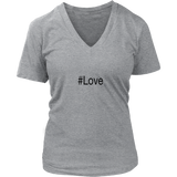 #Love - Women V-neck - On Front