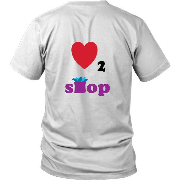 LOVE 2 Shop - Unisex - On Light - BACK