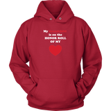 My Grandchild is on the HONOR ROLL of my HEART - Hoodie - On Dark - Front