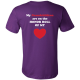My Grandchildren are on the HONOR of my HEART - Mens - On Dark - BACK