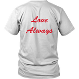 Love Always - Unisex - Red Lettering - BACK