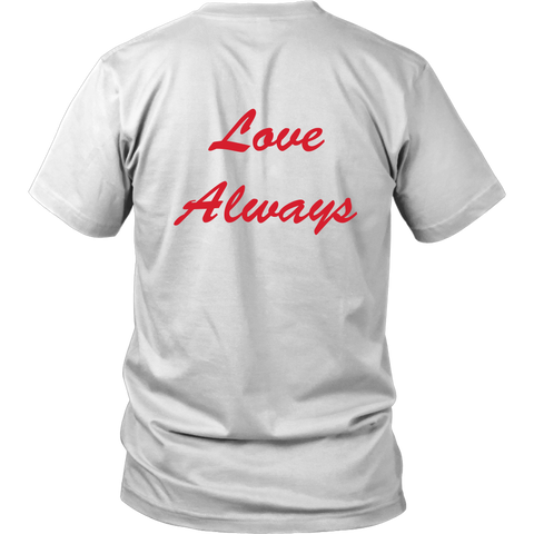 Love Always - Unisex - Red Lettering - BACK