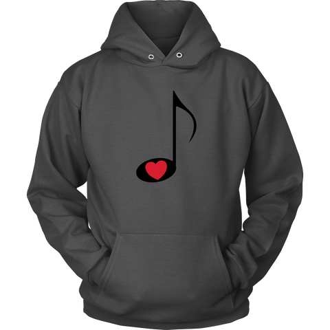 LOVE Music - Hoodie - On Light - Front