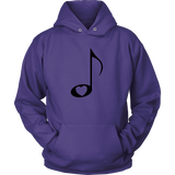 LOVE Music with Clear Heart - Hoodie - On Light - Front