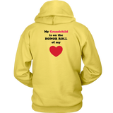 My Grandchild is on the Honor Roll of My Heart - Hoodie - On Light - BACK