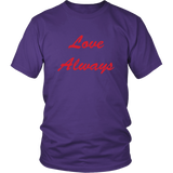 Love Always - Unisex - Red Lettering - Front