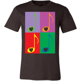 LOVE Music 4x - Mens- Front