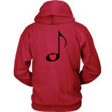 LOVE Music - Hoodie - On Light - BACK