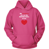 My Children are on the HONOR ROLL of my HEART - Hoodie - On Light - Front