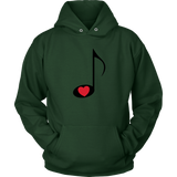 LOVE Music - Hoodie - On Light - Front