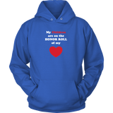 My Children are on the HONOR ROLL of my HEART - Hoodie - On Dark - Front