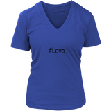 #Love - Women V-neck - On Front