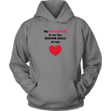 My Grandchild is on the HONOR ROLL of my HEART - Hoodie - On Light - Front