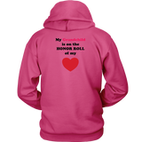 My Grandchild is on the Honor Roll of My Heart - Hoodie - On Light - BACK