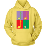 LOVE Music 4x - Hoodie- Front