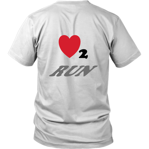 LOVE 2 Run - Unisex - On Light - BACK