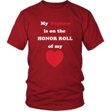 My Niece is on the Honor Roll of My Heart - Unisex - On Dark- Front