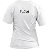 #Love - Women V-neck - On BACK