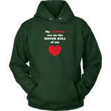 My Children are on the HONOR ROLL of my HEART - Hoodie - On Dark - Front