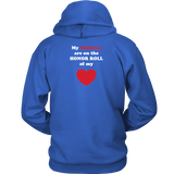 My Children are on the HONOR ROLL of my HEART - Hoodie - On Dark - BACK