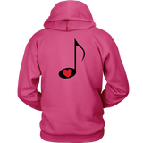 LOVE Music - Hoodie - On Light - BACK