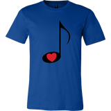 LOVE Music - Mens - On Light - Front