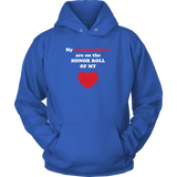 My Grandchildren are on the HONOR ROLL of my HEART - Hoodie - On Dark - Front