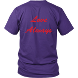 Love Always - Unisex - Red Lettering - BACK