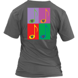 LOVE Music 4x - Women V-neck- BACK