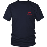Love Always - Unisex - Red Lettering - Left Front