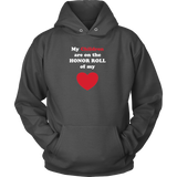 My Children are on the HONOR ROLL of my HEART - Hoodie - On Light - Front