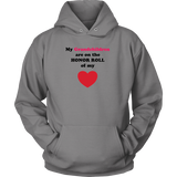 My Grandchildren are on the HONOR ROLL of my HEART - Hoodie - On Light - Front