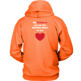 My Children are on the HONOR ROLL of my HEART - Hoodie - On Light - BACK