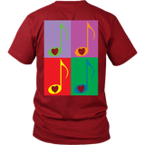 LOVE Music 4x - Unisex - BACK