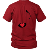 LOVE Music - Unisex - On Light - BACK