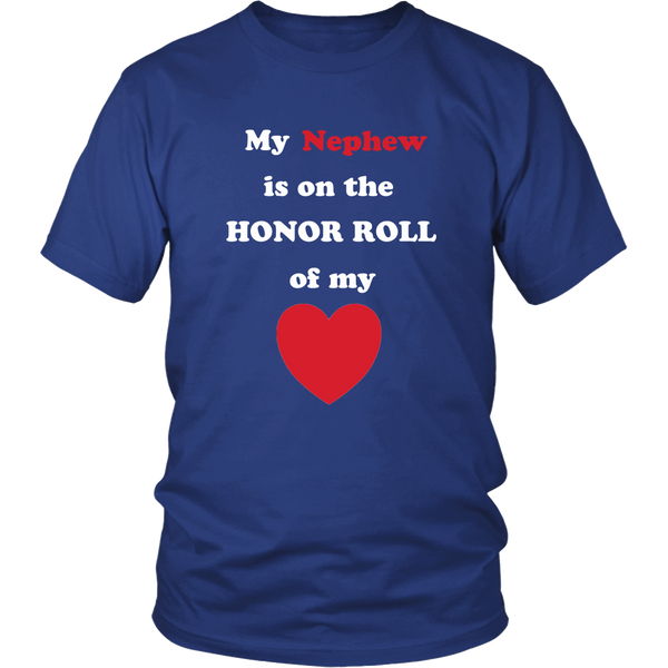 My Niece is on the Honor Roll of My Heart - Unisex - On Dark- Front