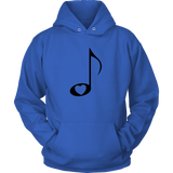 LOVE Music with Clear Heart - Hoodie - On Light - Front