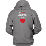 My Children are on the HONOR ROLL of my HEART - Hoodie - On Light - BACK