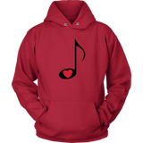 LOVE Music - Hoodie - On Light - Front