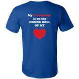 My Grandchild is on the HONOR ROLL of my HEART - Mens - On Dark - BACK