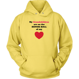 My Grandchildren are on the HONOR ROLL of my HEART - Hoodie - On Light - Front