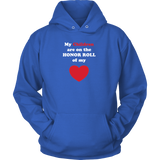 My Children are on the HONOR ROLL of my HEART - Hoodie - On Light - Front